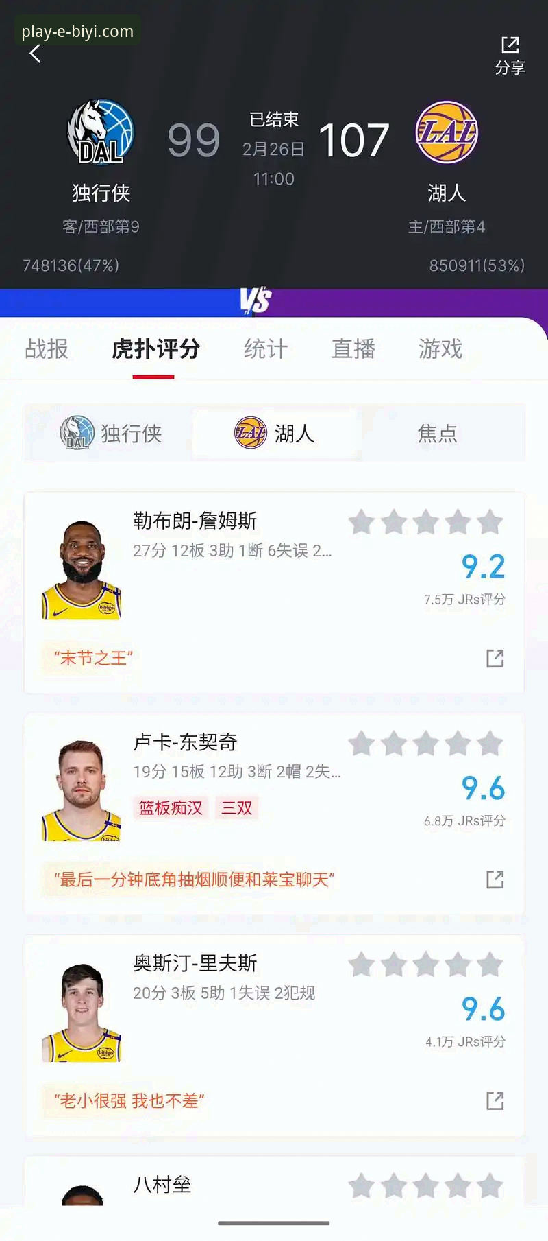 必一娱乐官网网址是什么推荐 资深球迷分享:从锁定季后赛到赛区冠军,湖人征程的沉浸式观赛心得